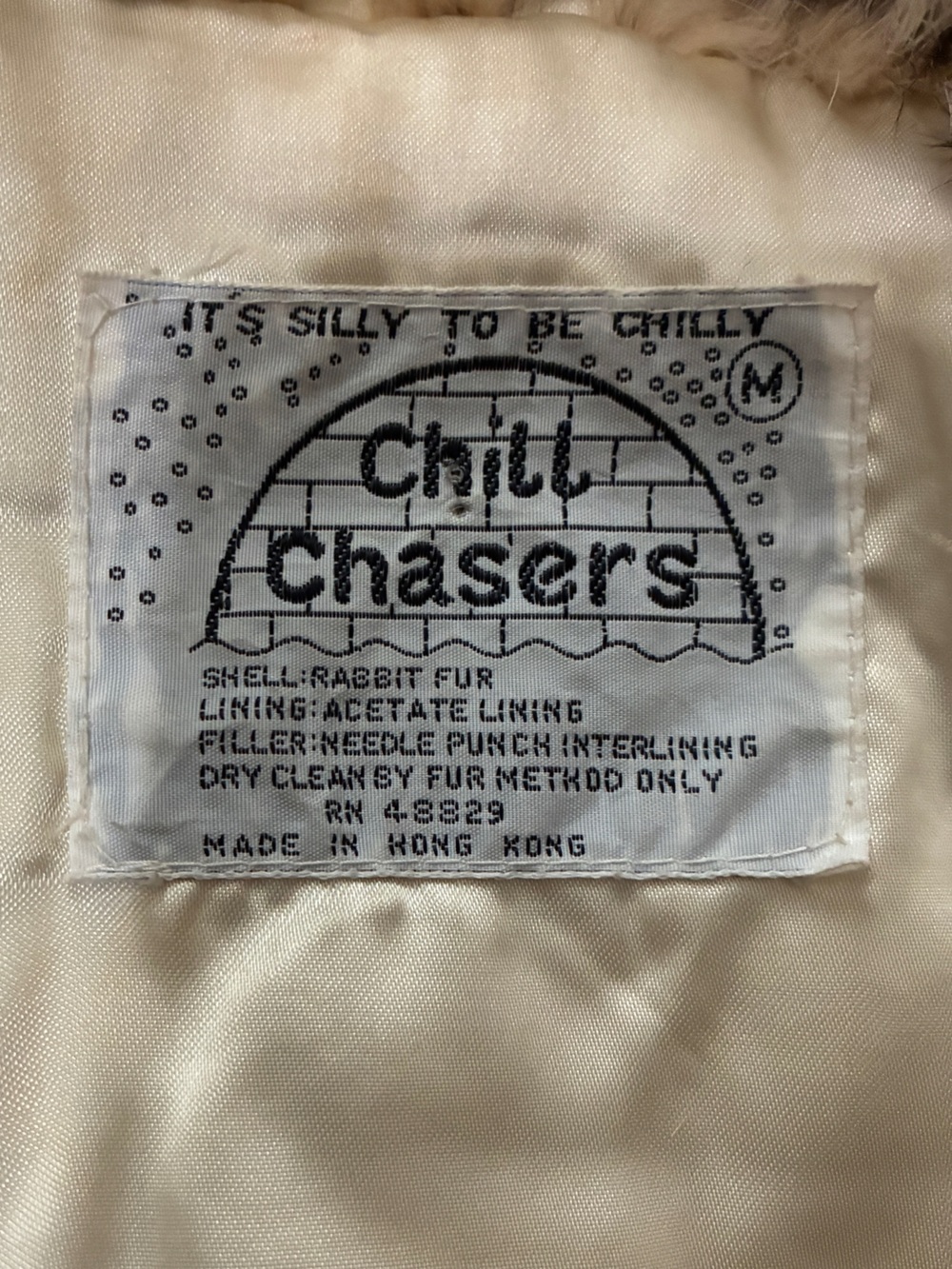 Vintage Chill Chasers Faux Snow Leopard Print Fur Jacket - Picture 6 of 16